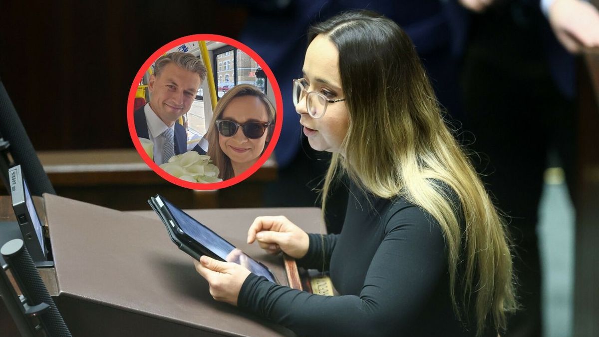 Posłanka pojechała do ślubu nietypową "limuzyną"