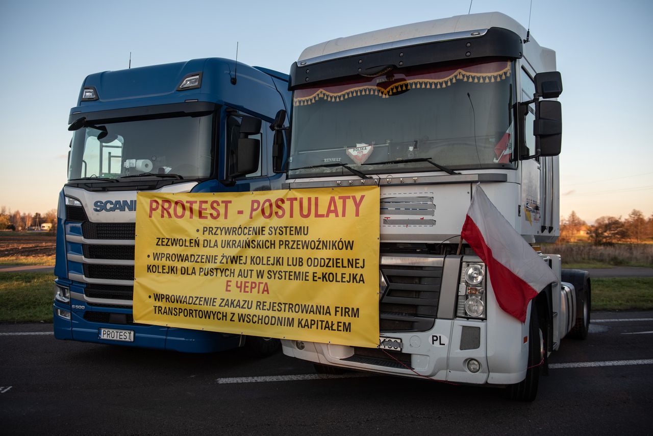 Protest na polskiej granicy. Kategoryczne słowa ambasadora Ukrainy