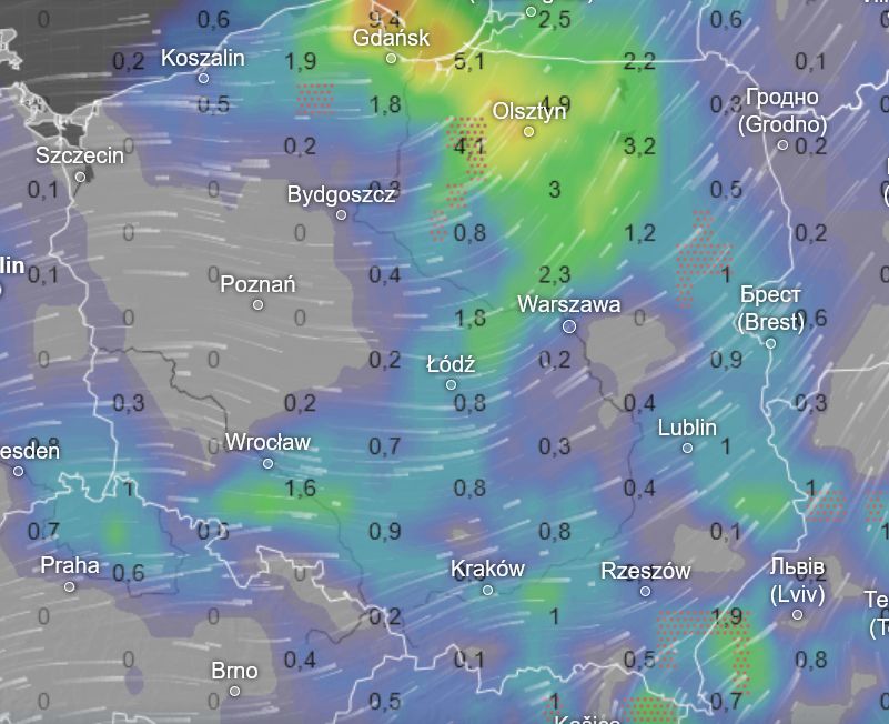 Deszcz i burze 31 maja