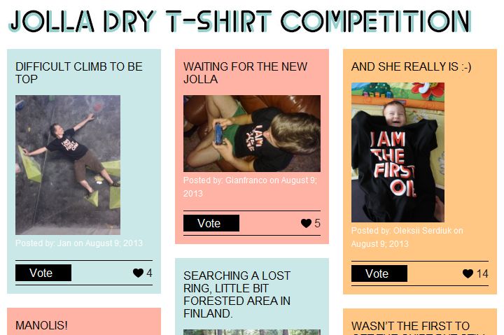 Jolla Dry T-Shirt Competition