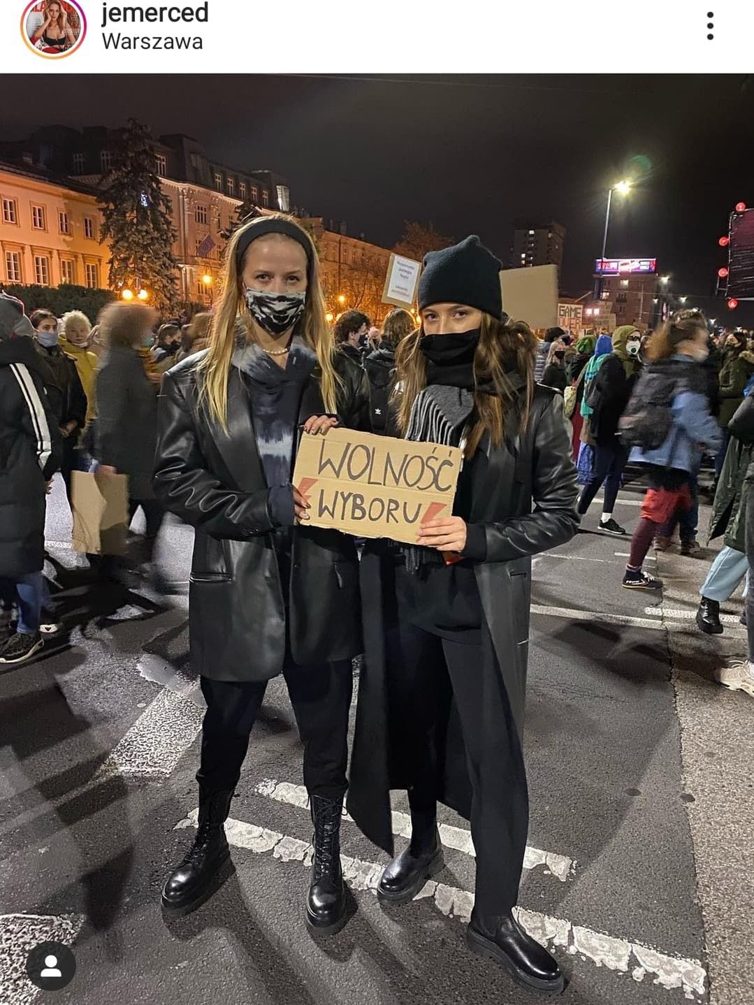 Strajk Kobiet - Julia Wieniawa i Jessica Mercedes
