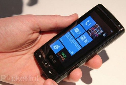 LG Panther z nowym buildem Windows Phone 7