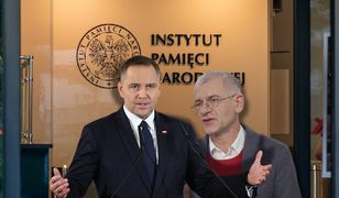 "Brutalne zwolnienia" w IPN. "Roześmiały się na spotkaniu z Nawrockim"