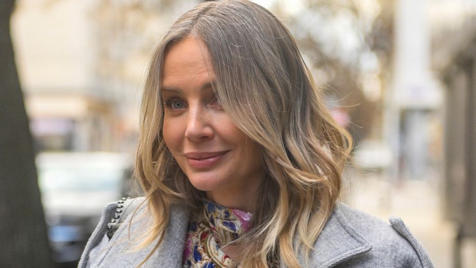 Agnieszka Woźniak-Starak zaprezentowała się w sukience w zeberkę  