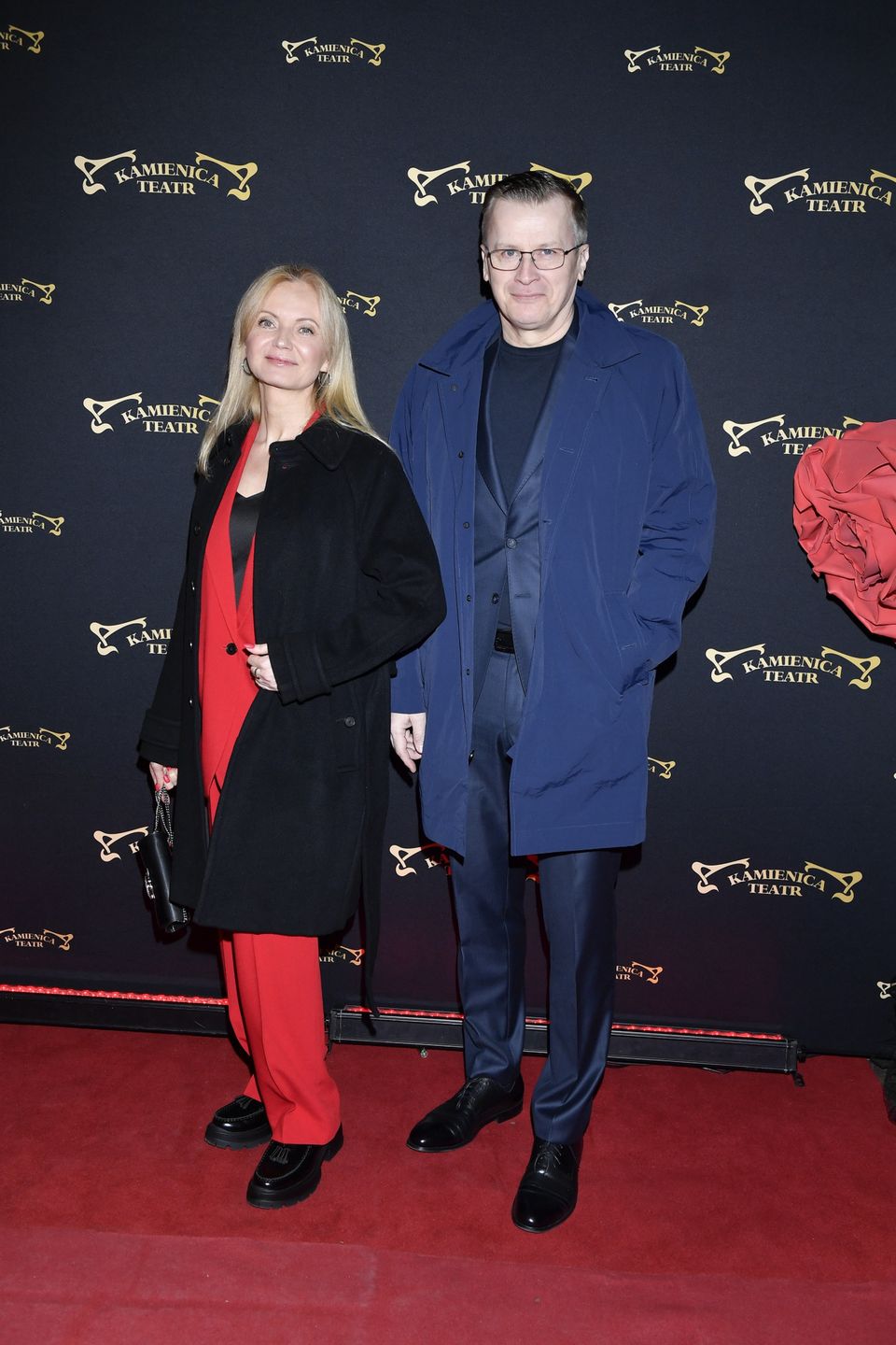 Olga Borys i Wojciech Majchrzak na urodzinach Teatru Kamienica