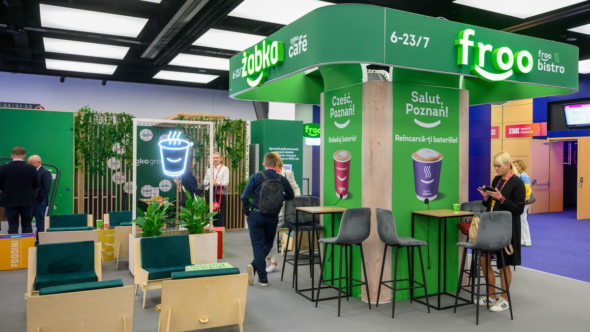 Stanowisko Żabka Polska podczas Impact'25 w Poznaniu