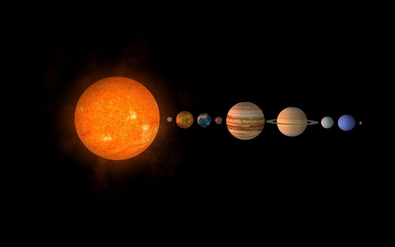 Solar System - illustrative photo
