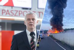 Pożar stacji paliw na Śląsku. Siemoniak o "rosyjskim śladzie"