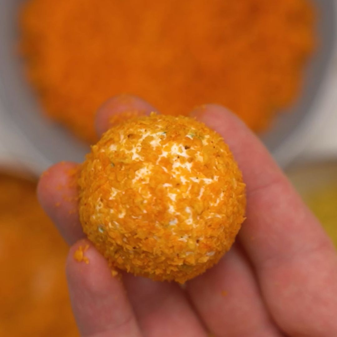 This is what the little ball should look like at this stage of the recipe.