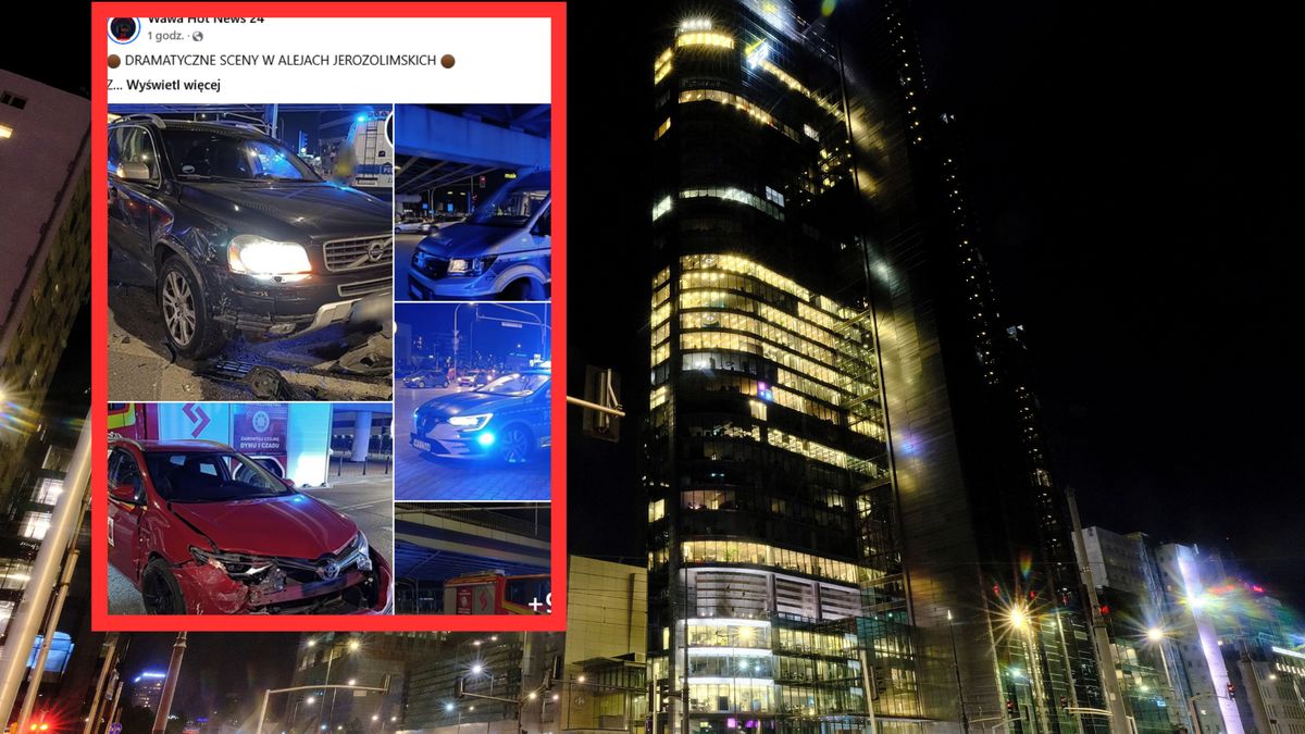 Kierowca jednego samochodu doprowadził do dwóch stłuczek