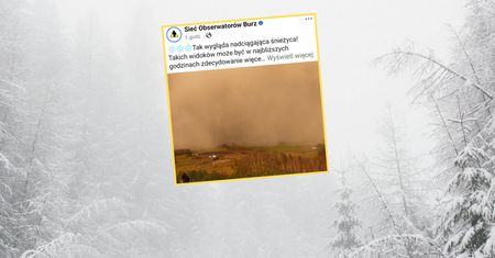 Pokazali zdjęcie z Podlasia. "Tak wygląda nadciągająca śnieżyca"
