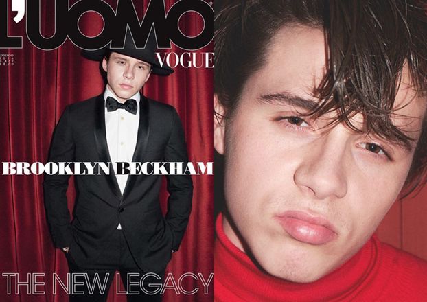 Brooklyn Beckham na okładce "L'Uomo Vogue" (ZDJĘCIA)