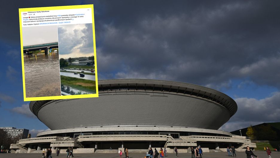 Katowice znalazły się w burzowym epicentrum