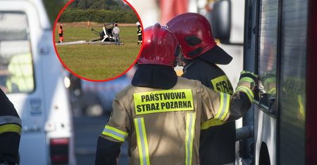 Wylecieli i od razu spadli. Są ranni na Podkarpaciu