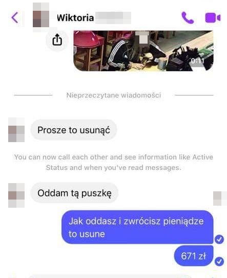 Kradzież puszki z napiwkami w Bydgoszczy