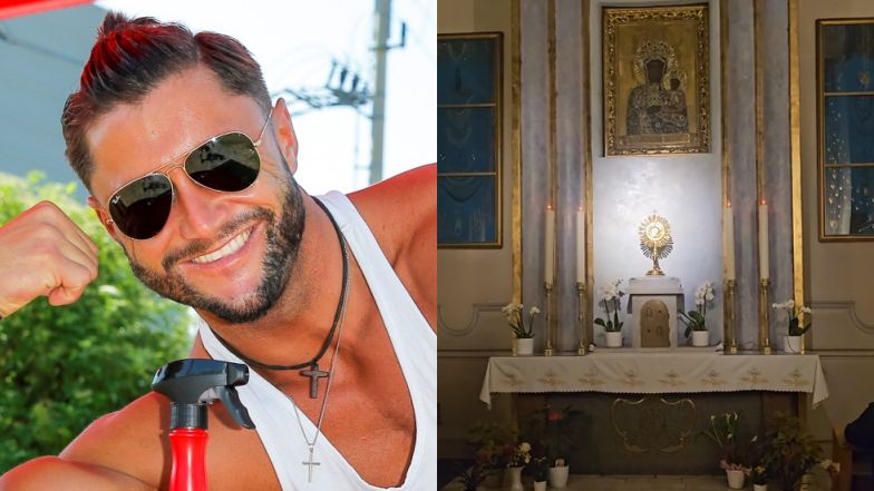 Piotr Mróz opublikował nagranie z kościoła