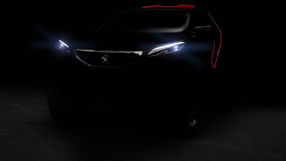 Pierwsze zdjęcia dakarowego Peugeota 2008 1
