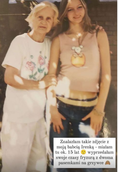 Anita z babcią