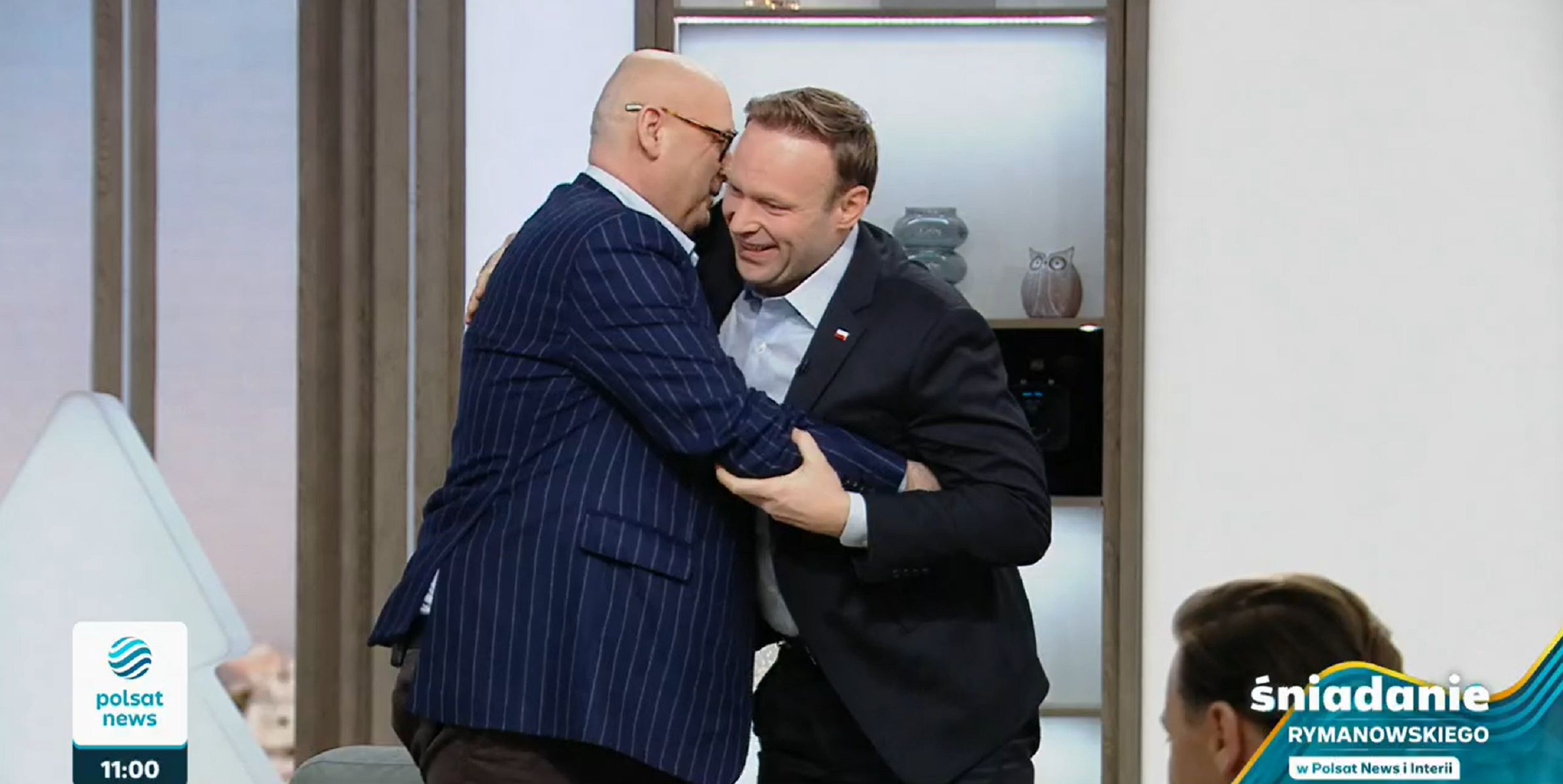 Piotr Zgorzelski i Marcin Mastalerek byli gośćmi "Śniadania Rymanowskiego w Polsat News"