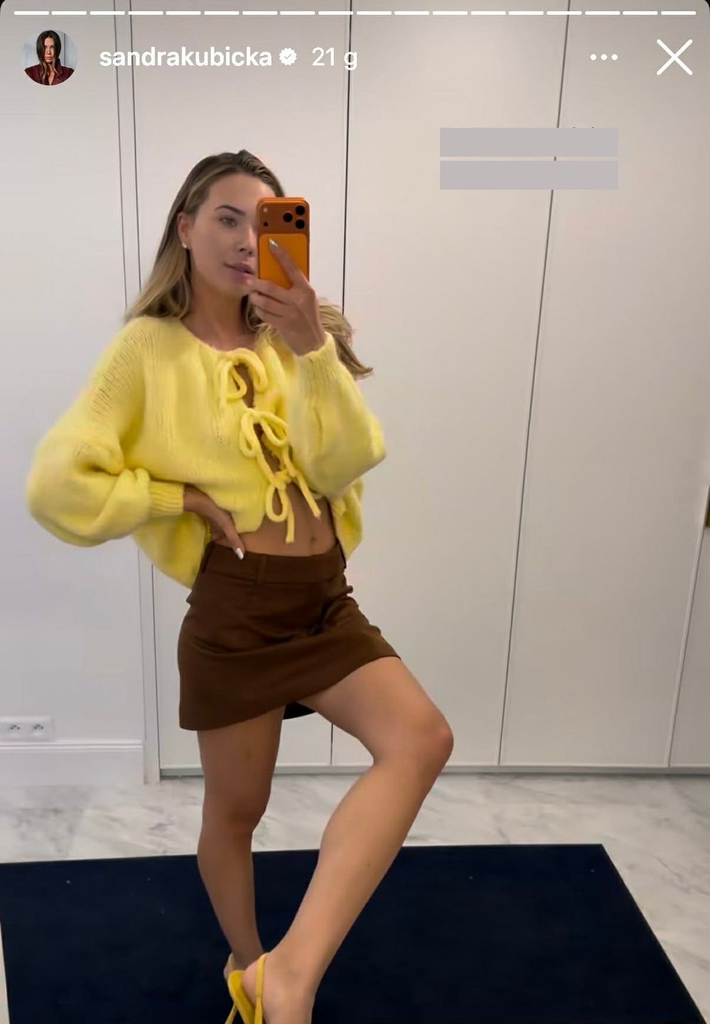 Sandra Kubicka pochwaliła się wiosenną stylizacją