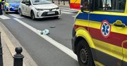 Warszawa: Kierowca przewozu osób potrącił kobietę na Powiślu