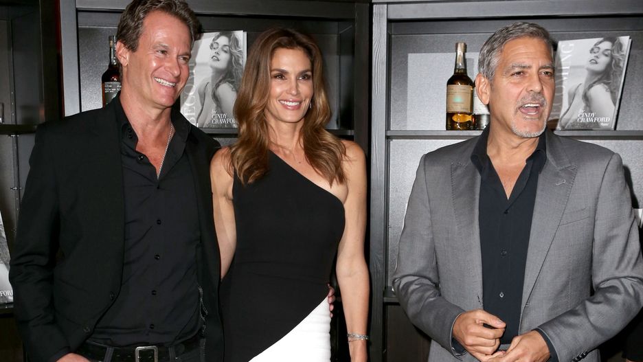 Rande Gerber, Cindy Crawford, George Clooney