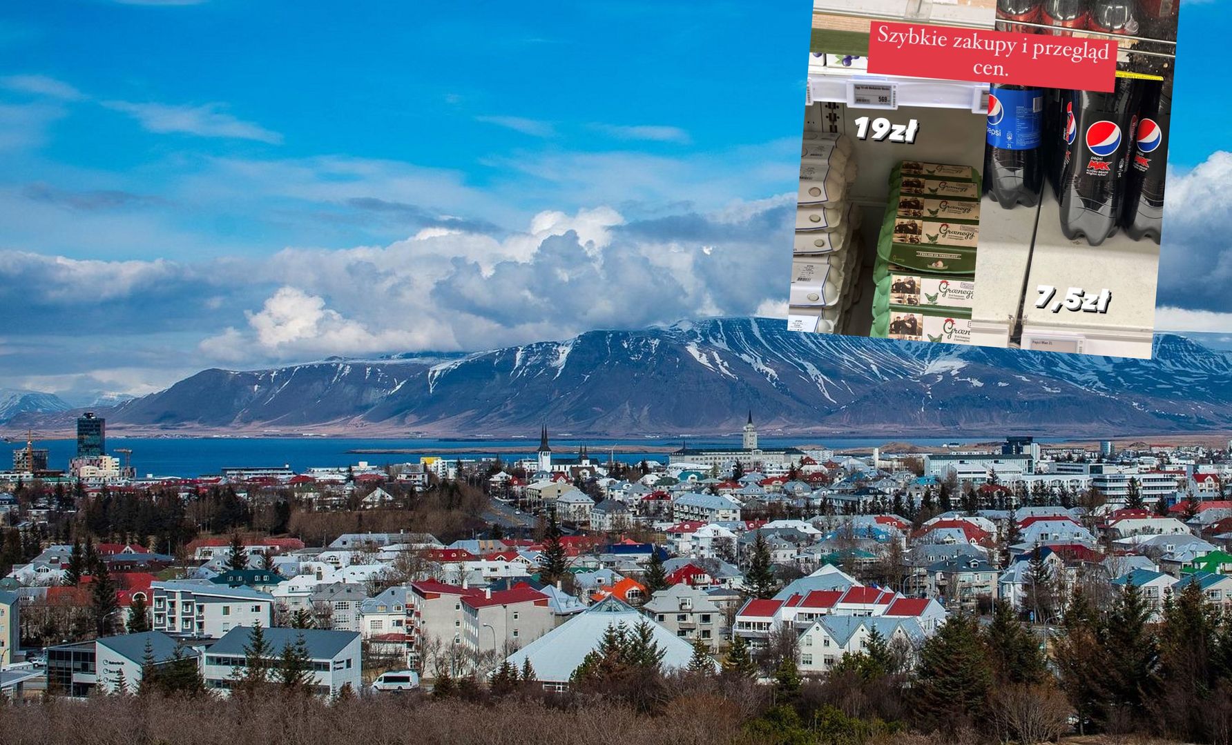 Polacy poszli do sklepu na Islandii. Pokazali ceny