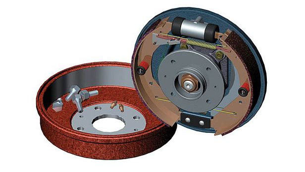 Budowa bębna hamulcowego