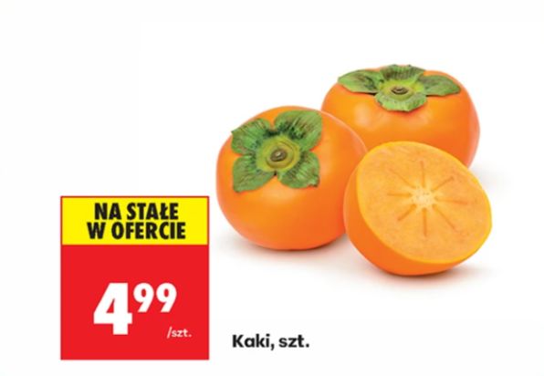 Kaki dostępne w marketach w bardzo dobrej cenie