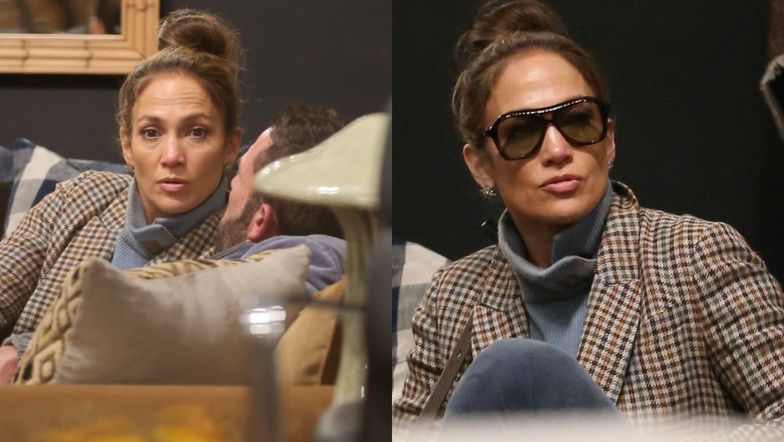 Naturalna Jennifer Lopez STROI MINY, buszując z Benem Affleckiem po sklepie z meblami. Wygląda na 54 lata? (ZDJĘCIA)