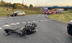 Tragiczny wypadek w Żorach. Stracił panowanie nad motocyklem