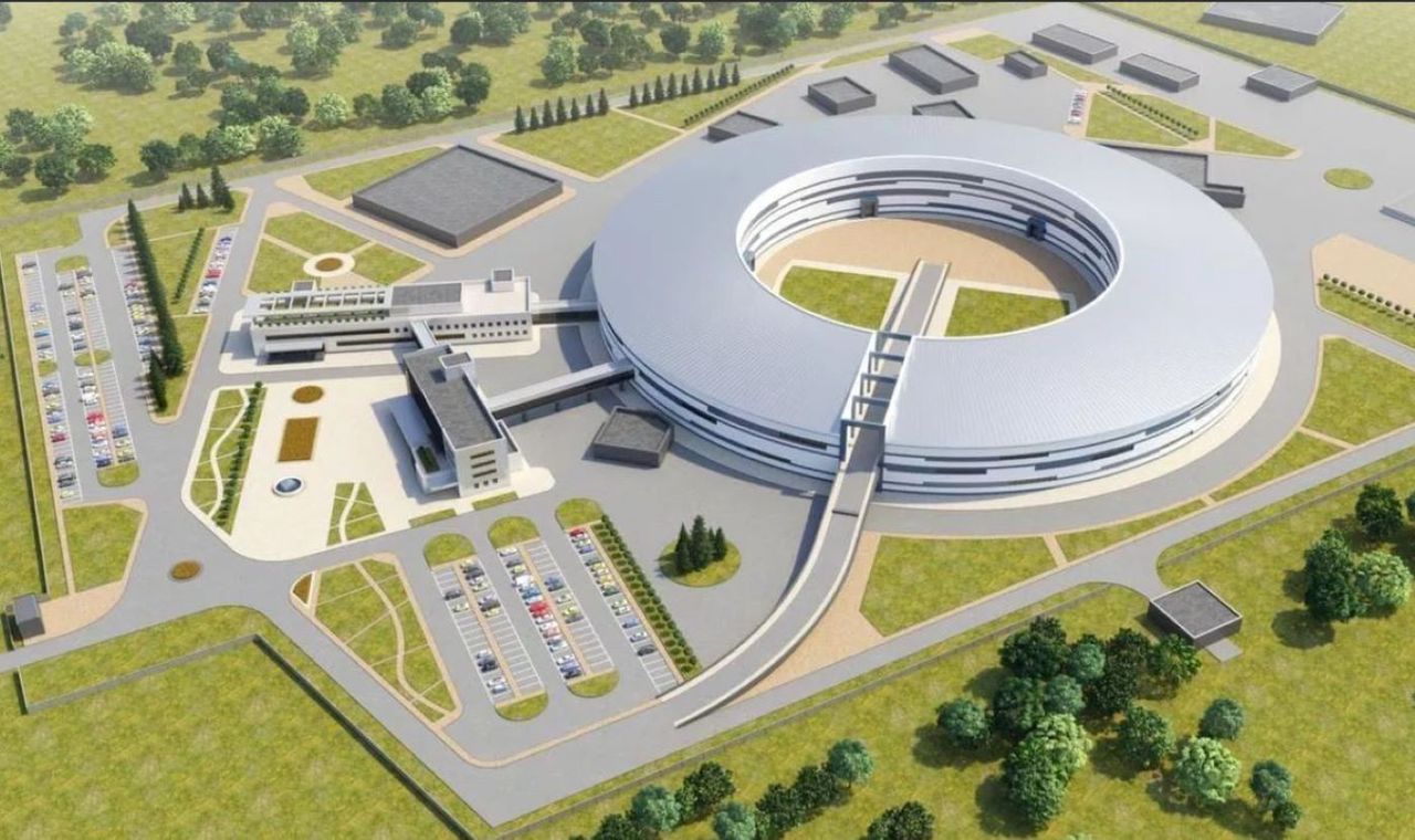 Rosja buduje ogromny synchrotron. Planuje stworzyć nową broń? - Koncepcja Centralnego Ośrodka Zbiorowego synchrotronu SKIF; zdjęcie ilustracyjne 