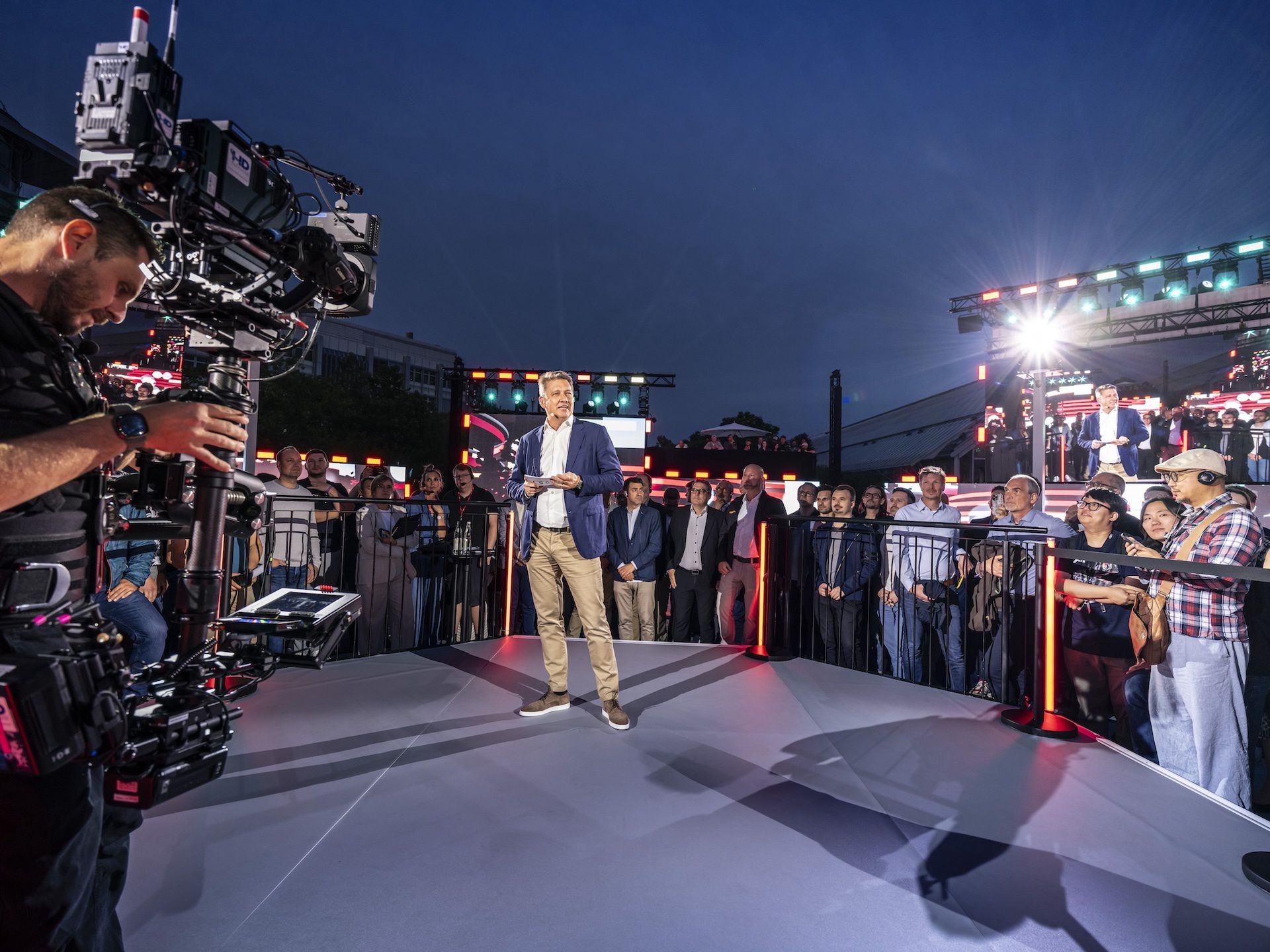Gernot Döllner podczas premiery nowego Audi Q3