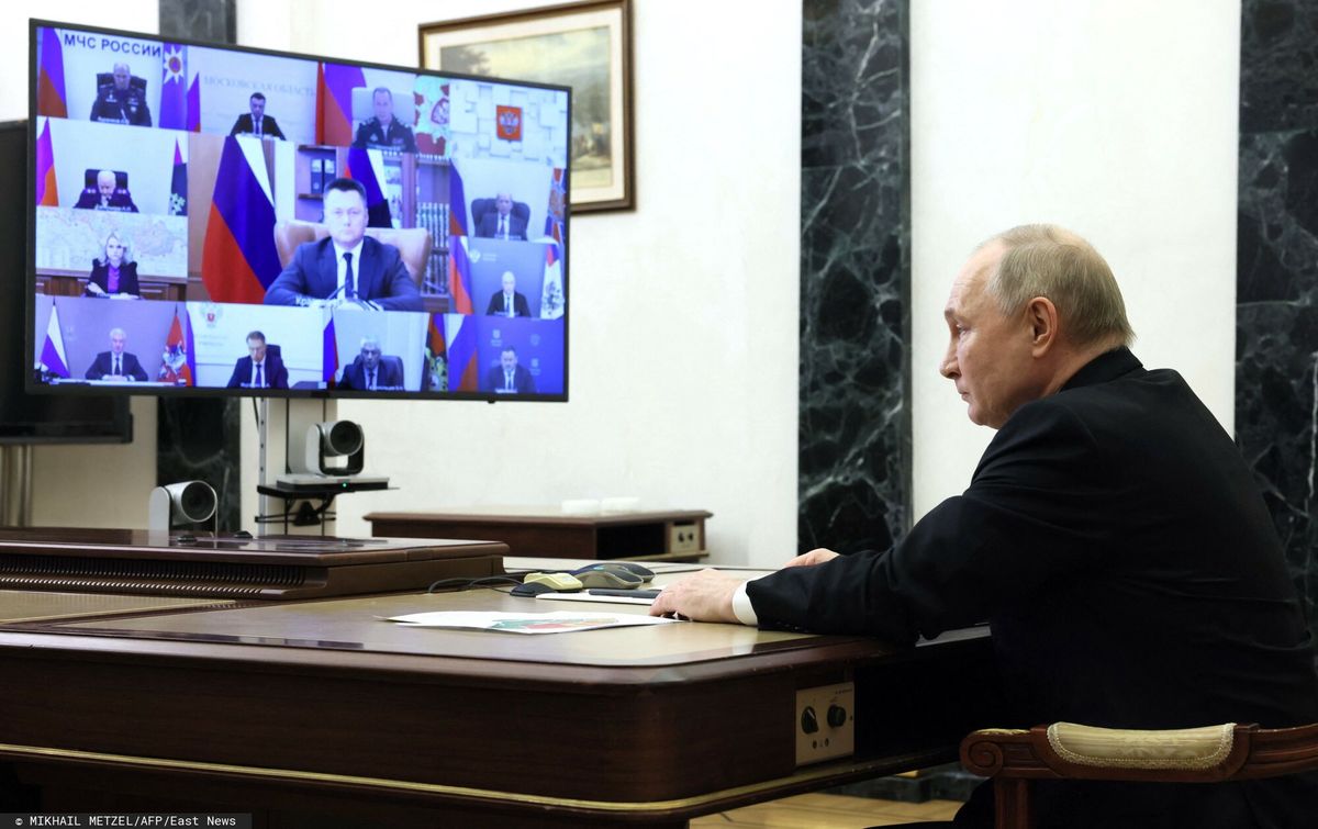 Władimir Putin odbywa spotkanie w sprawie środków podjętych po masakrze Crocus City Hall