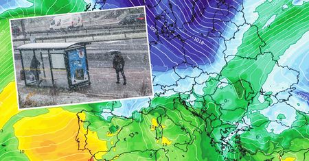 Pogoda. Śnieg i przeszywający chłód. To już zima?