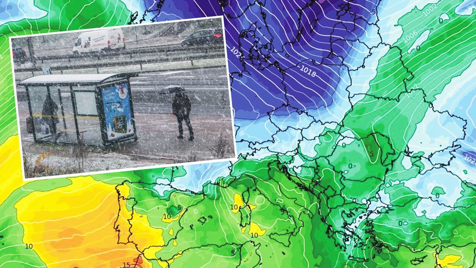 Pogoda. Śnieg i przeszywający chłód. To już zima?