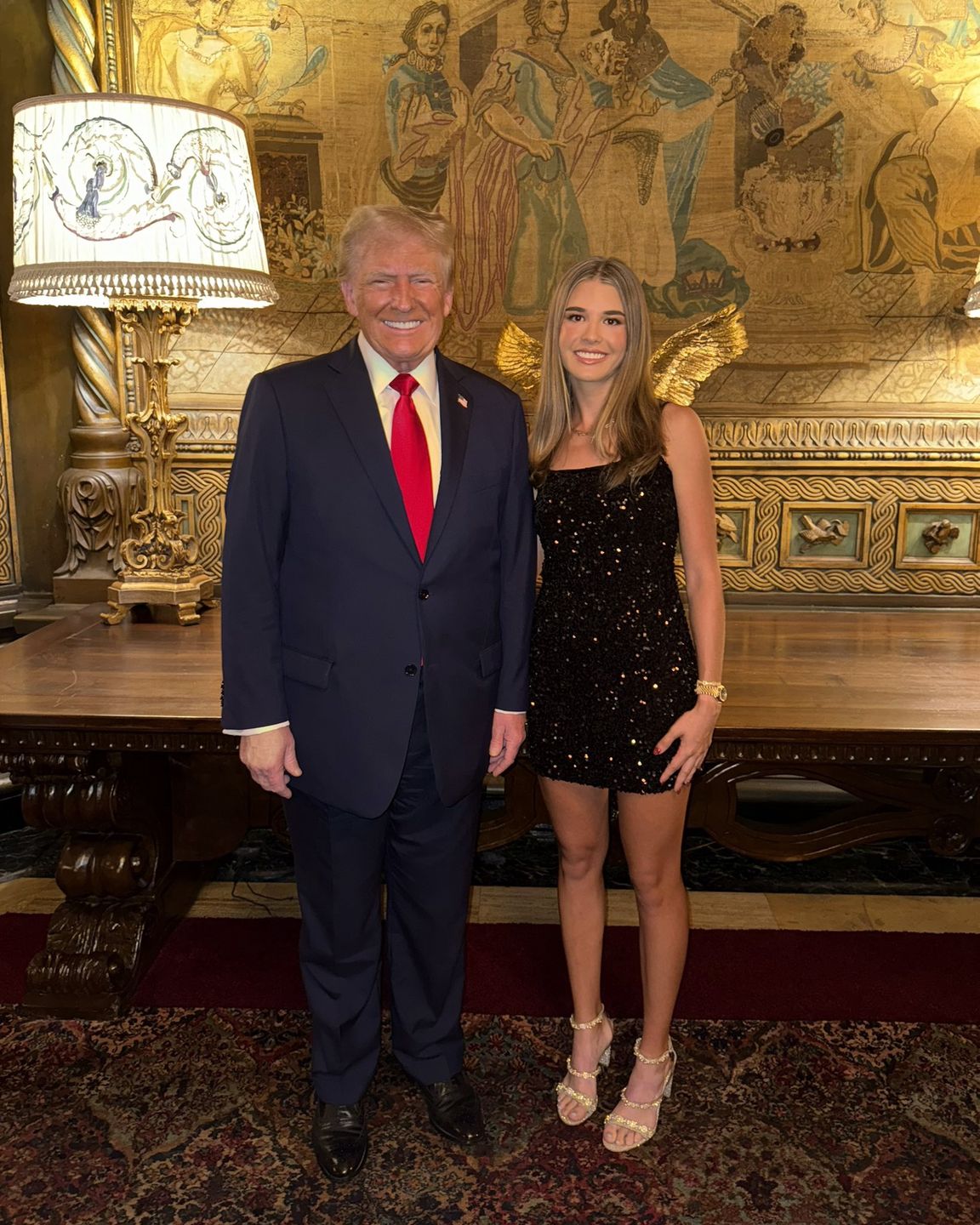 Donald Trump z wnuczką