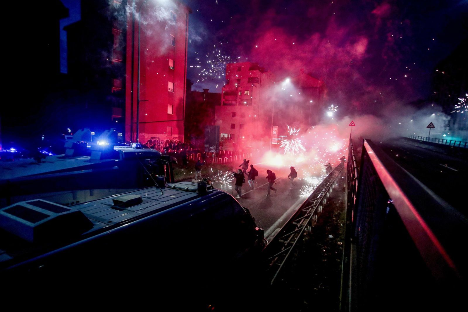 Starcia protestujących z policją