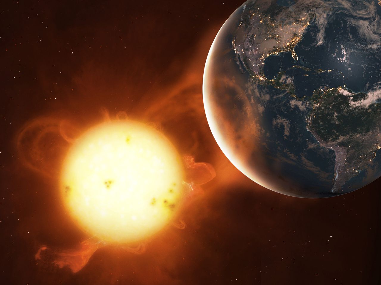 Symulacja superburzy słonecznej. Pesymistyczne wnioski ESA