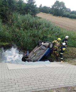 Kawnice. Wypadek samochodu. Kobieta pod wpływem alkoholu