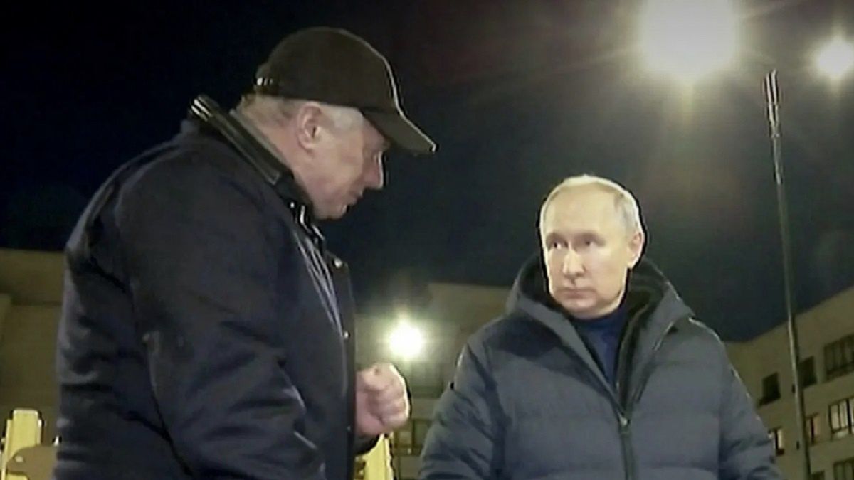 Putin przyjechał do Mariupola
