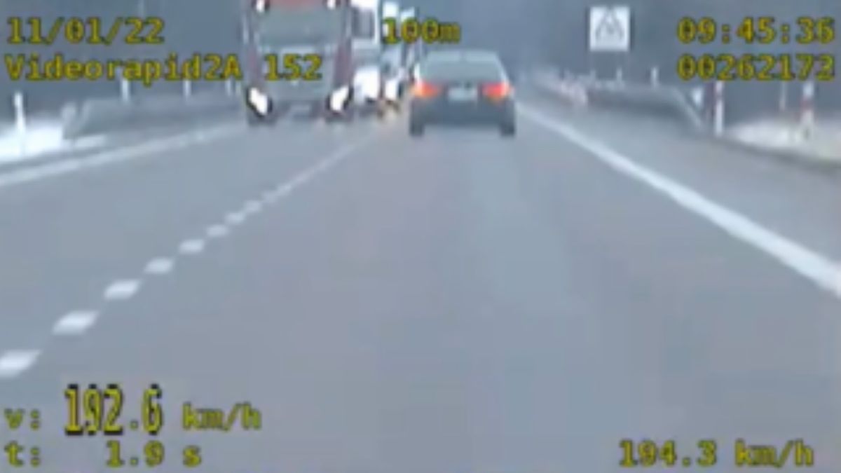 Przekroczył prędkość o ponad sto kilometrów na godzinę 