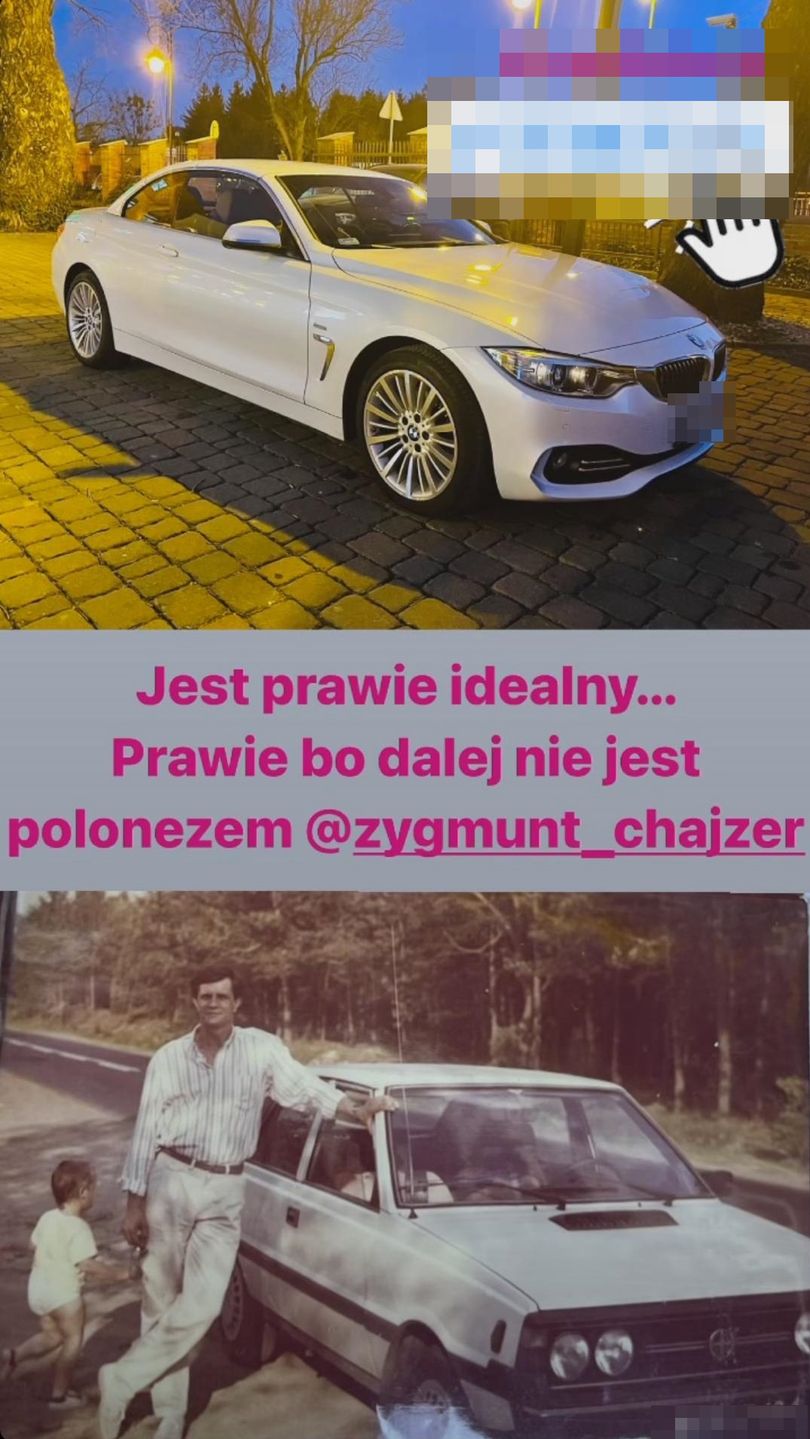 Filip Chajzer sprzedaje samochód