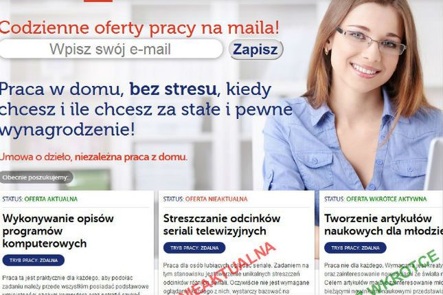 Jesteś bezrobotny? Uważaj na serwisy pobieraczkowe, naciągające na oferty pracy