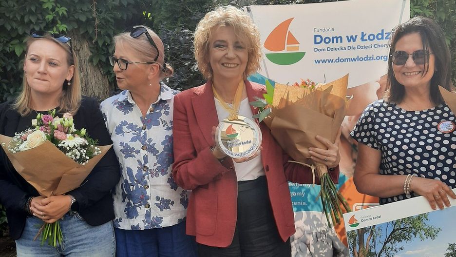 Agata Kobylińska pełnomocnik ds. dzieci i młodzieży w UMŁ, Jolanta Bobińska, prezes fundacji, Hanna Zdanowska prezydent Łodzi i Katarzyna Tręda-Pisera, rzecznik osób z niepełnosprawnościami.