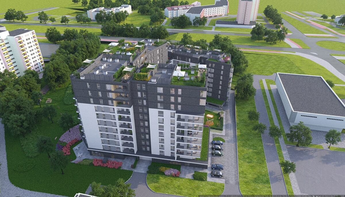 Nowy Czechów - widok od ul. Kameralnej