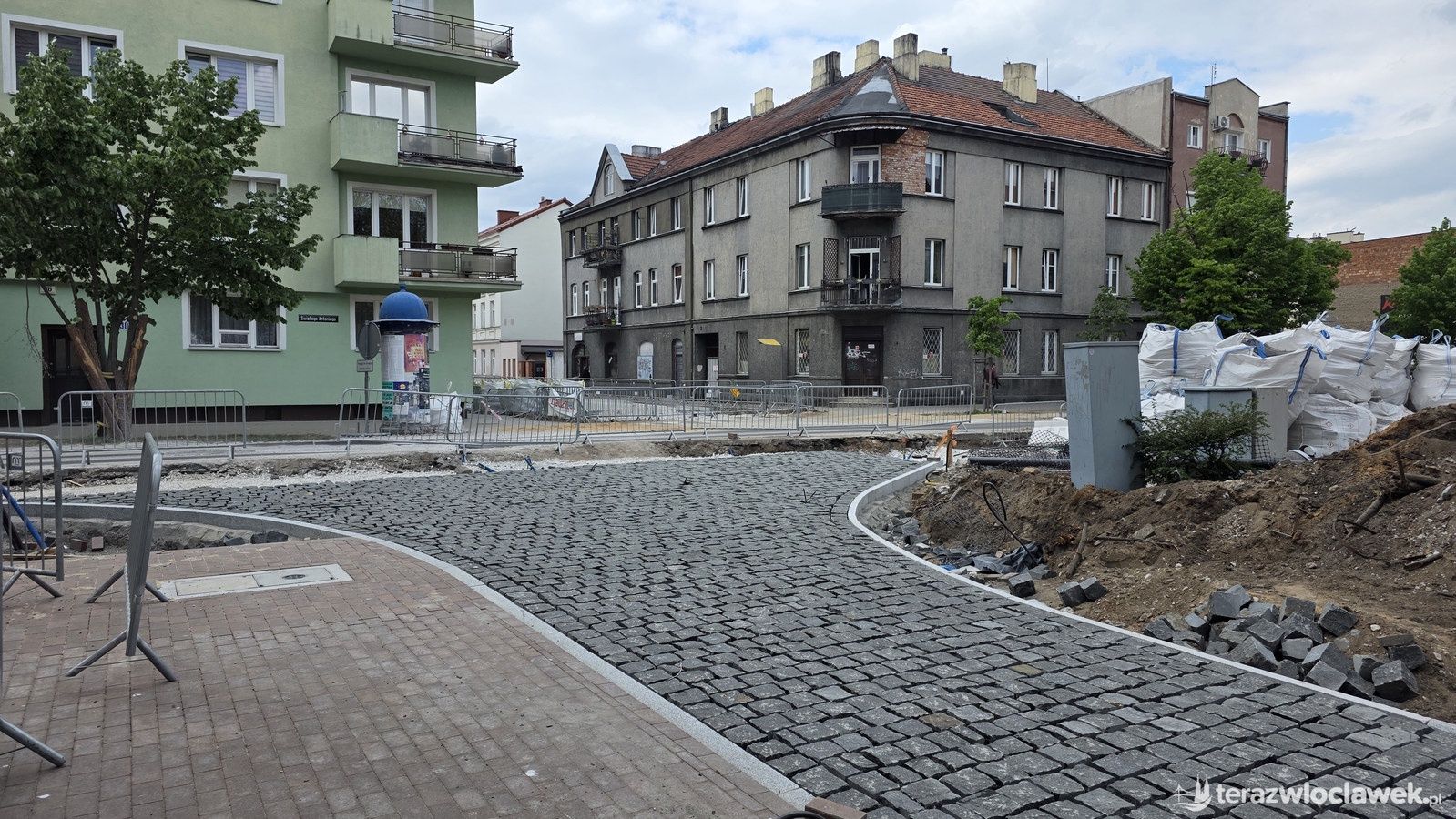 Zielone tereny Śródmieścia miasta Włocławek 07-05-2026