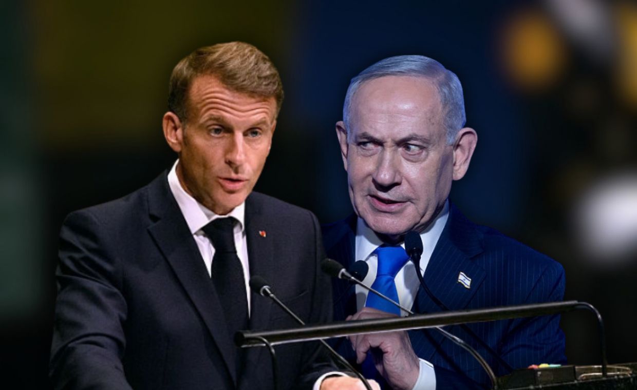 Zdjęcie do aktualności: Netanjahu odpowiada Macronowi. "Groteskowa absurdalność"