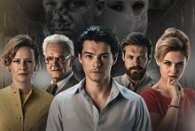 Plakat serialu "Czarna śmierć" 