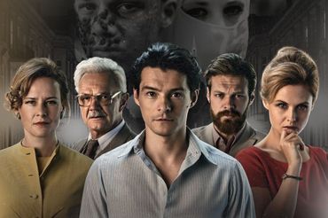 Plakat serialu "Czarna śmierć" 